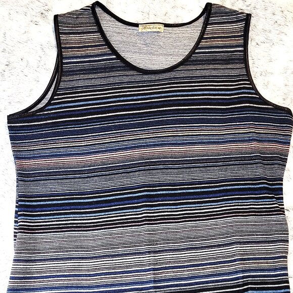 Brochure Ladie's tank top striped size large - Picture 1 of 3
